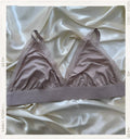 Braletts Bralette Malva - bralette topo/malva de satin liso - Seduxxion