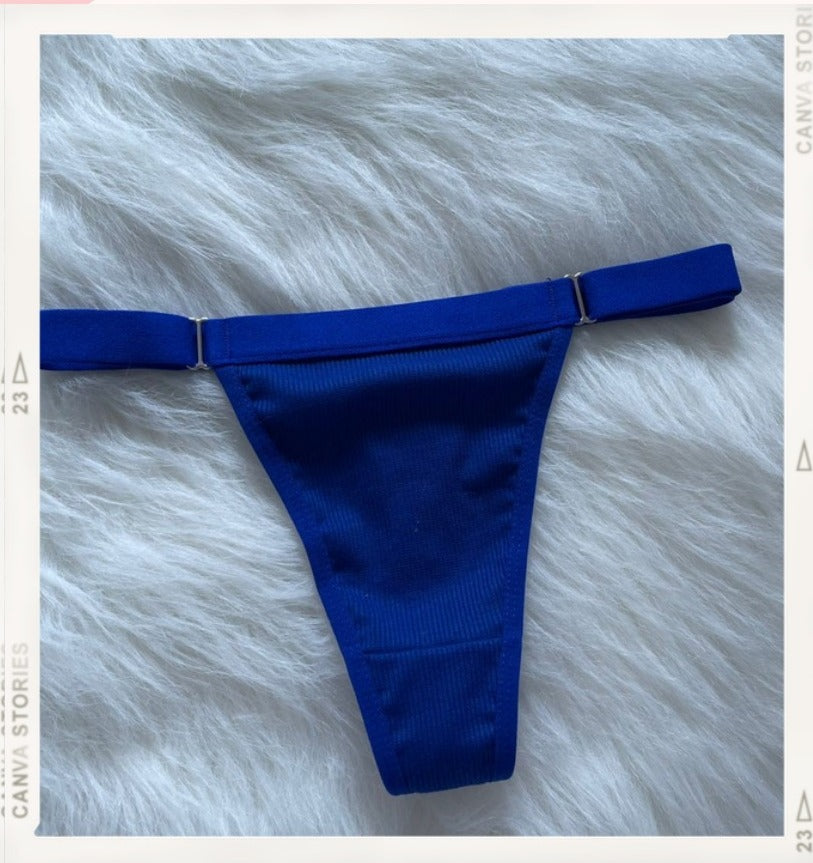 Pantys Azul Clásico - panty azul rey liso, cinturilla ancha - Seduxxion